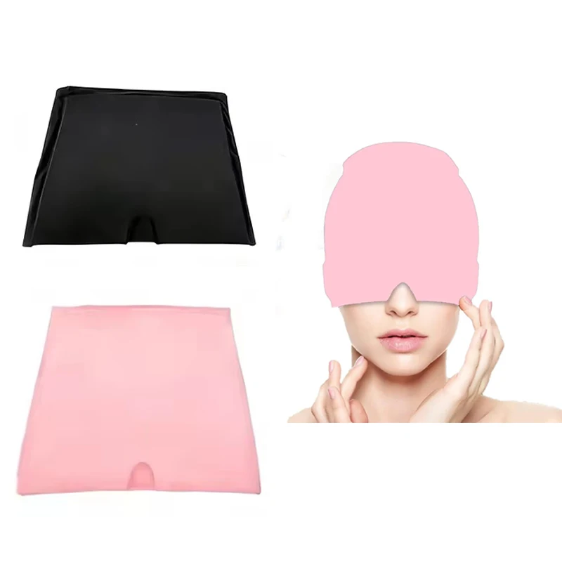 Gel Ice Headache Migraine Relief Hat Cold Hot Cold Ice Face Mask Compress Cap Relaxation Eyeshade Cover Health Care