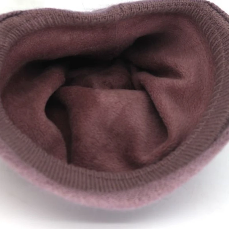 Conjunto de dos piezas para mujer, gorro y bufanda de lana de punto, forro polar grueso, protección contra el frío, moda de ocio, cálido, invierno, 2023