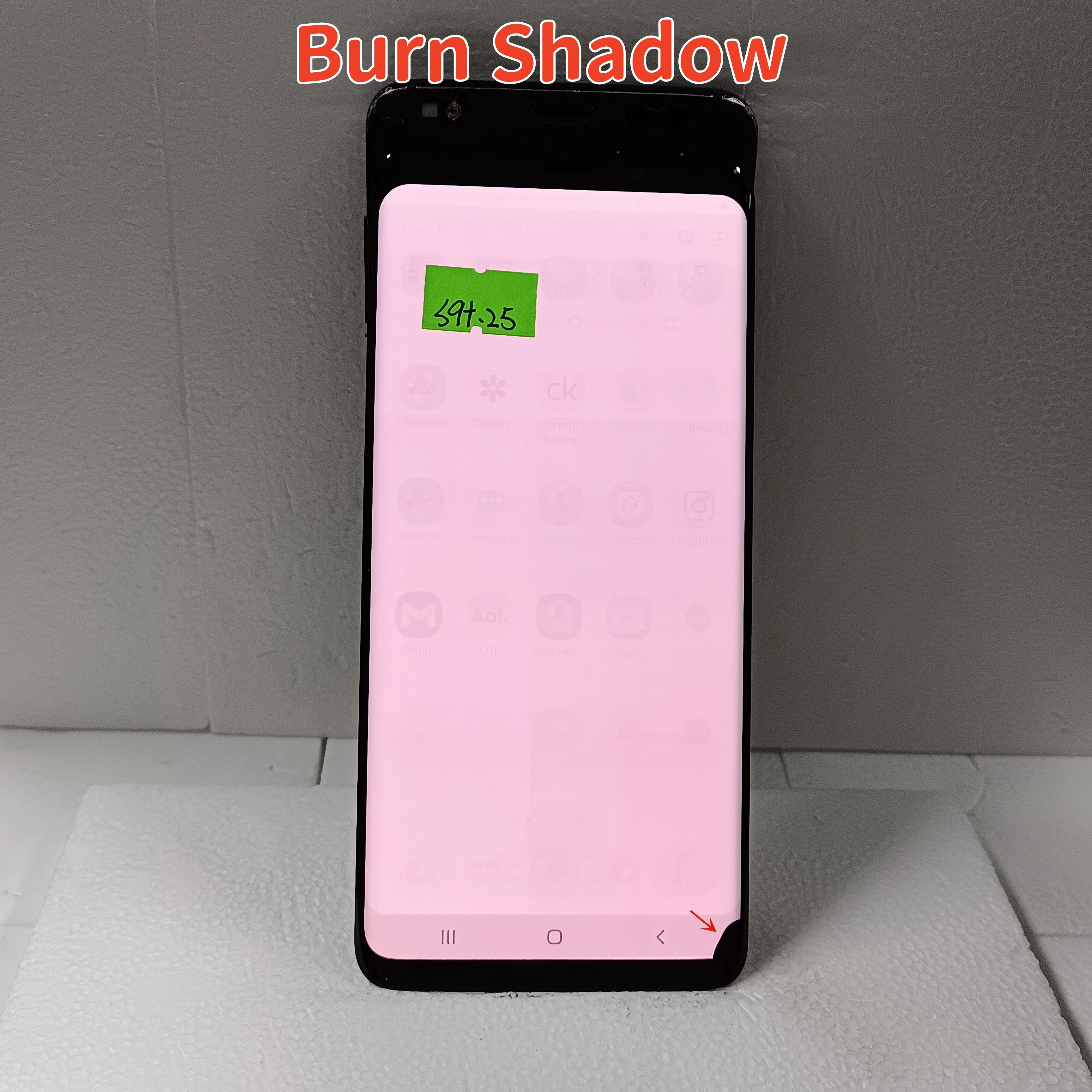 Super AMOLED For Samsung Galaxy S9 Plus LCD Display Touch Screen Digitizer S9 PLUS G965 G965F G965N With Burn Shadow