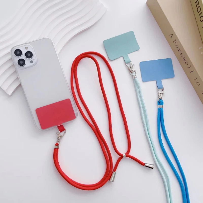 

1/2 шт. регулируемый универсальный ремешок для телефона эластичный шейный ремешок модный съемный держатель для телефона через плечо на шею