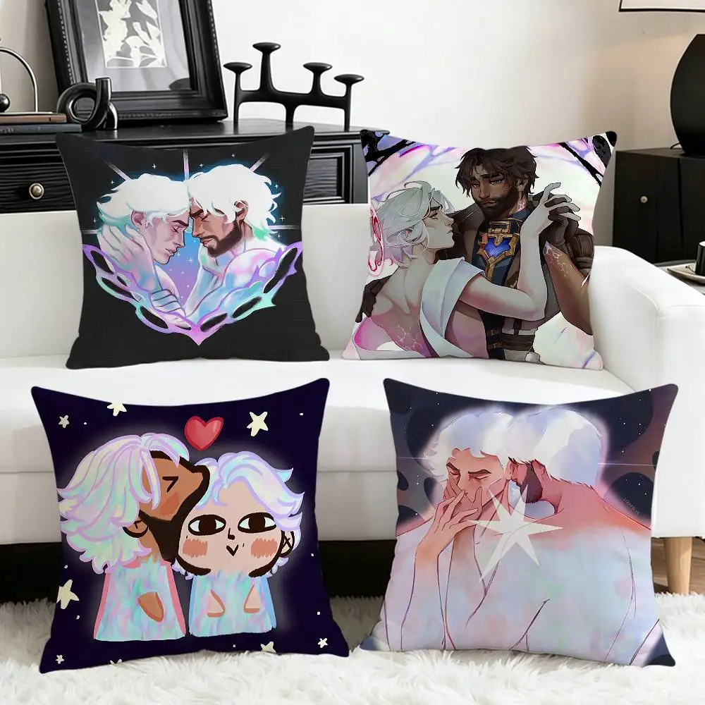 

J-Jayvik Cute Various Sizes Square Pillow Case For Car Home Bedchamber Decor