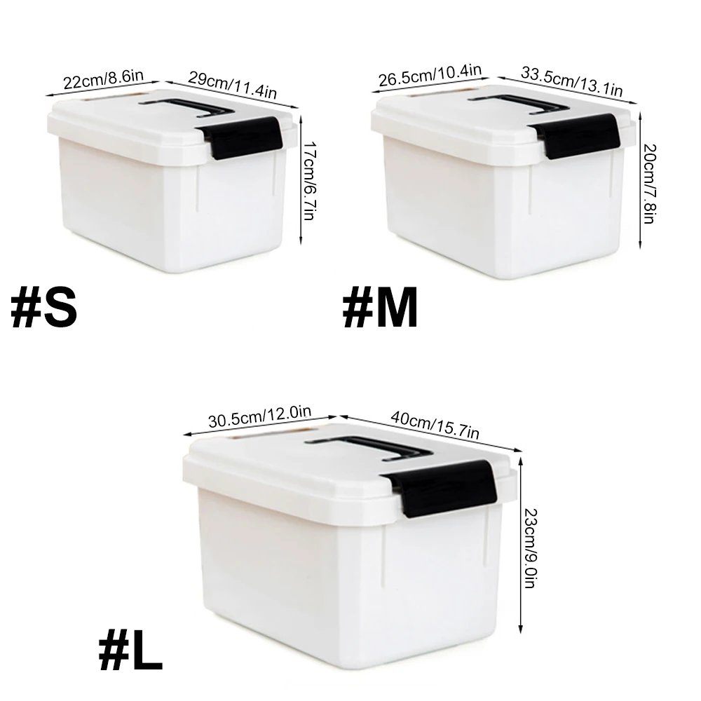 1PCS Extra Large Capacity Medicine Storage Box with Handles, First Aid Organizer with Removable Tray for Medical Supplies