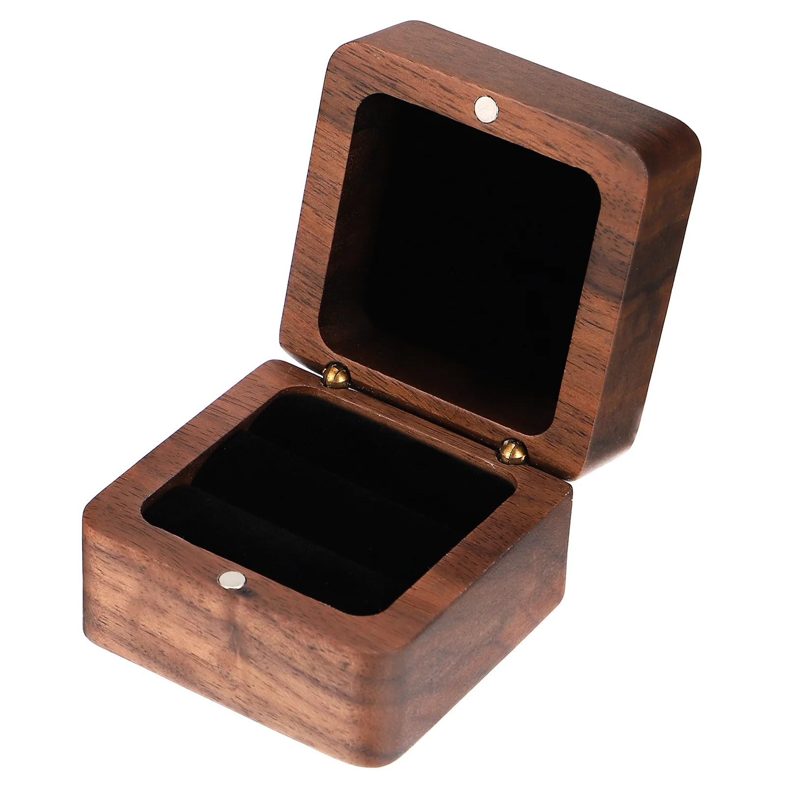 

Wooden Jewelry Box Ring Boxes for Proposal Engagement High Quality Travel Organizer Holder