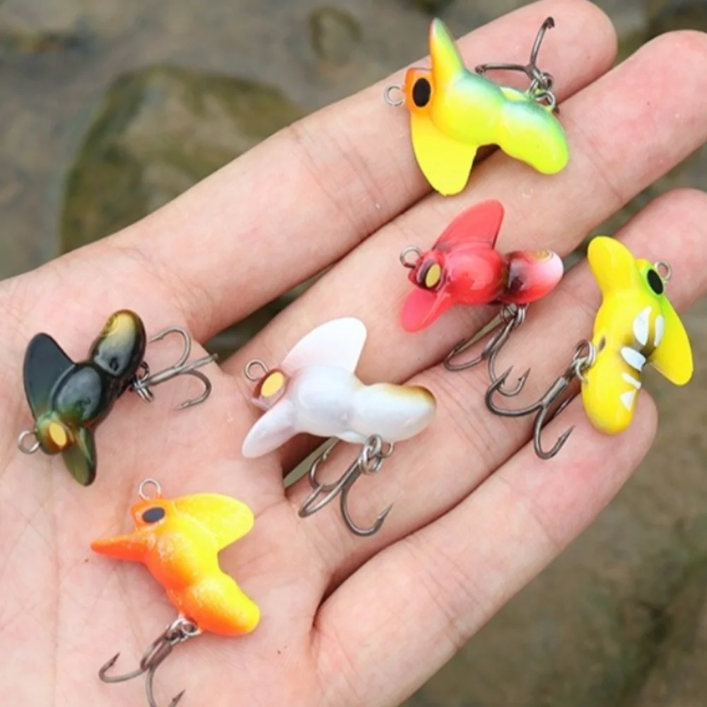 Mini-Dreifachhaken-Mikro-Angelköder im Mini-Minnow-Design, harter Köder, Minnow-Angelköder für Bachfischen auf Forellen
