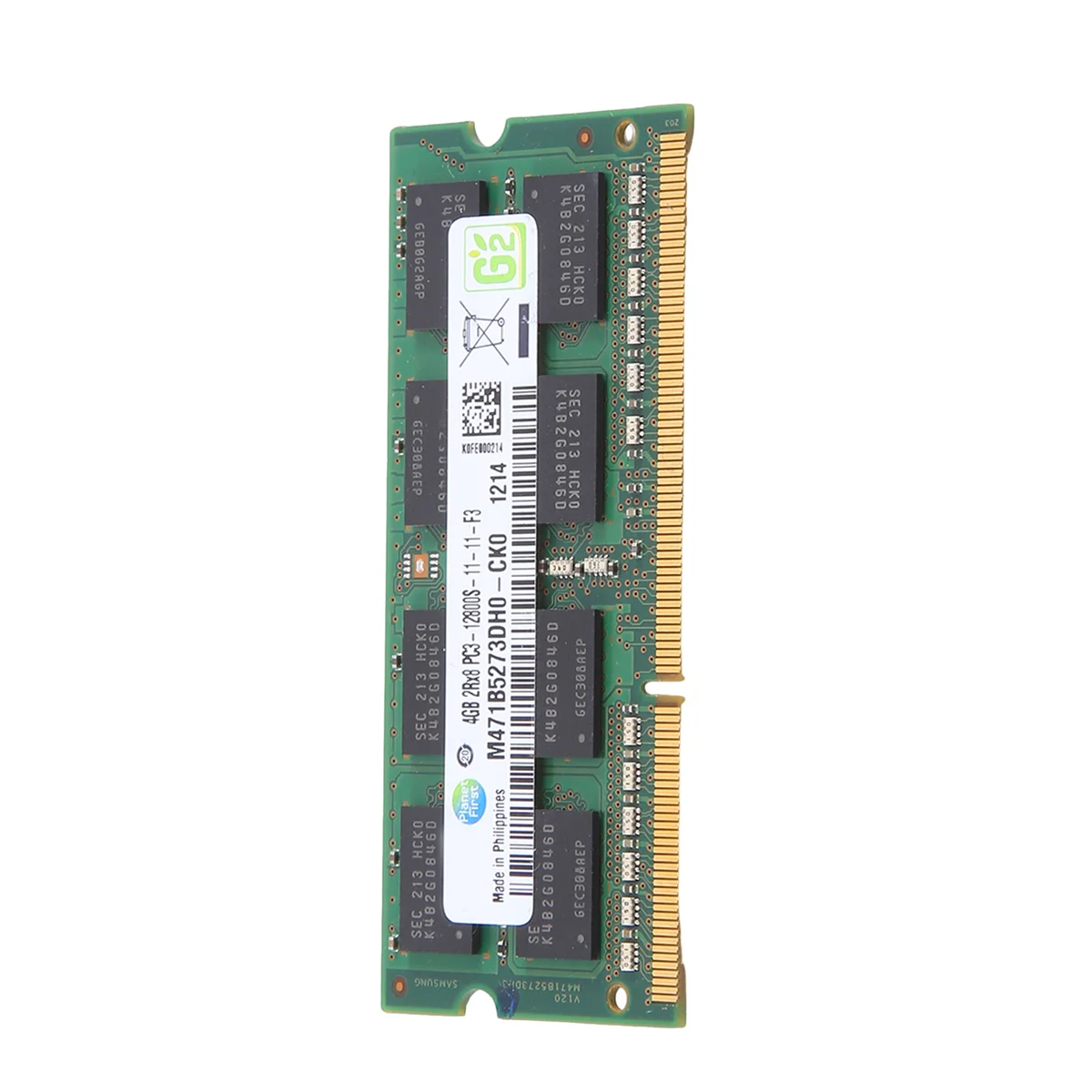 ذاكرة الوصول العشوائي للكمبيوتر المحمول RISE DDR3 4GB 1600Mhz PC3 12800 2RX8 1.5V 16 IC SODIMM الذاكرة فقط لإنتل