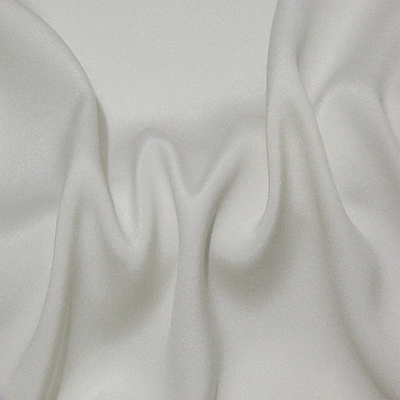 10 Meters 16 Mm Crepe De Chine Fabric 100% Pure Mulberry Silk  140 Cm 114 Cm Width  69 Gsm Off White Small Wholesale SC 7