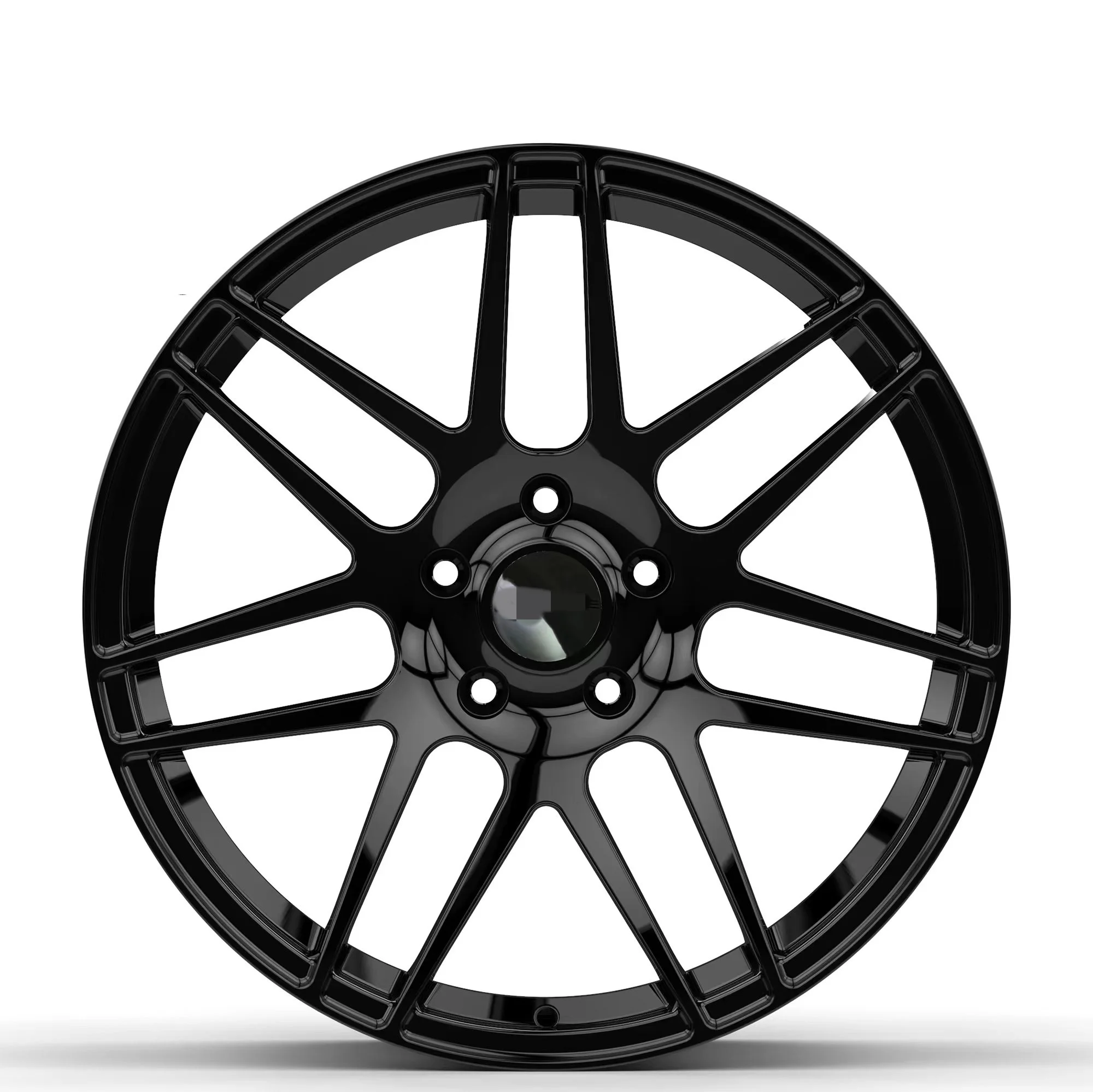 New Design Concave 7 Spoke Wheels 20Inch 21Inch 22Inch ET 35 PCD 5X112 Monoblock Alloy Wheel Sport Black Forged Wheels Rims