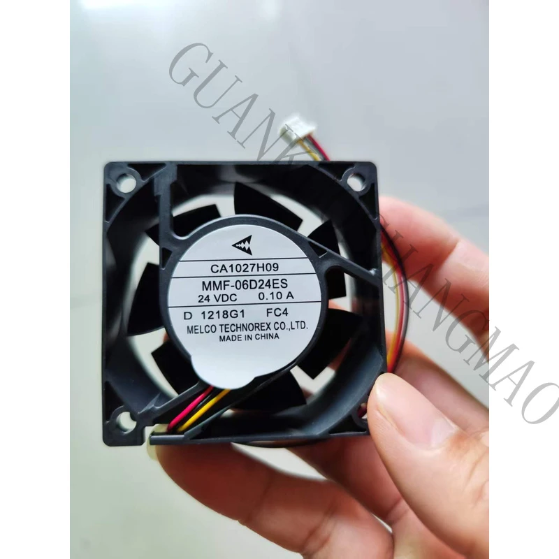 HJY 1 unidad Ventilador MELCO CA1027H09 MMF-06D24ES-FC4 DC 24V 0.10A 60*60*25MM 3 pines