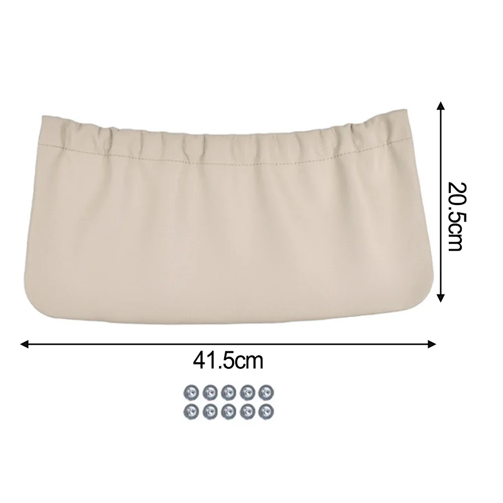 تعزيز داخلي، منظم مسند الظهر باللون الأسود والبيج، سهل التركيب، بديل، تعزيز داخلي أنيق