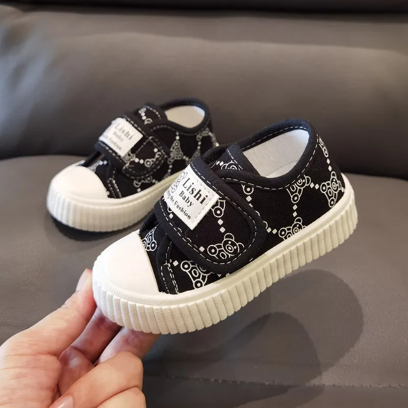 ZapatillasKid Shoe Children Canvas Shoes Autumn Trendy Boy Sports Shoes Cartoon Girl Casual Shoe Kid Sneakers Zapatos Niña Tênis