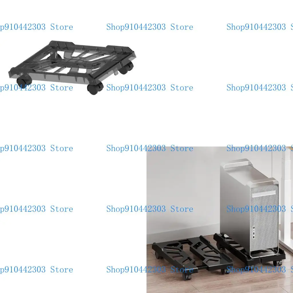L4MD Computer Tower Stand Computer CPU Holder Bracket, Durability ABS, Enhances Organization for Students Professionals