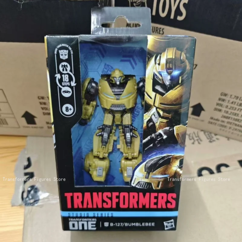 الأصلي العلامة التجارية الجديدة محول ألعاب روبوتية استوديوهات سلسلة SS-Bumblebee G1 فيلم الكرتون عمل الشكل أنيمي المنقولة نموذج الهدايا