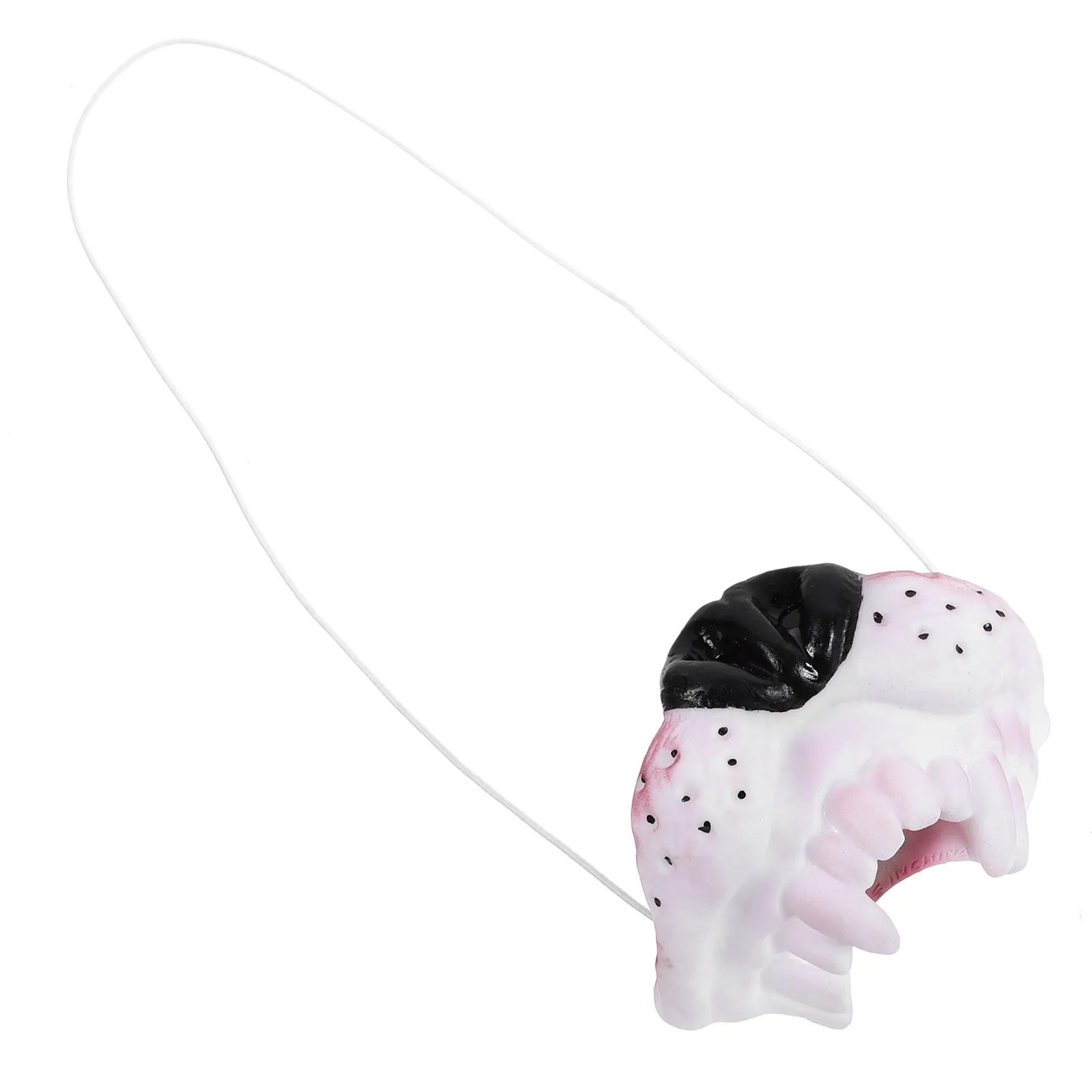 

Wolf Dog Nose Prop Vinyl Faux Animal Nose Cartoon Party Cosplay Accessories Lightweight Comfortable Circus Animal