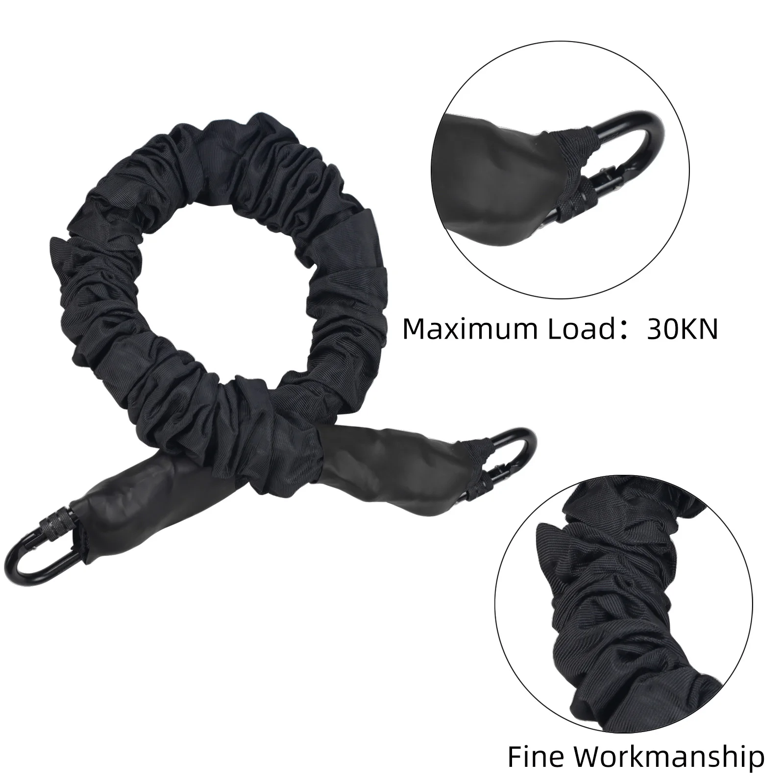 Heavy Duty Bungee Fitness Cord, Suspension Fitness Resistance Cord for in the Home Gym Include ONLY 1* Extra Bungee Cord