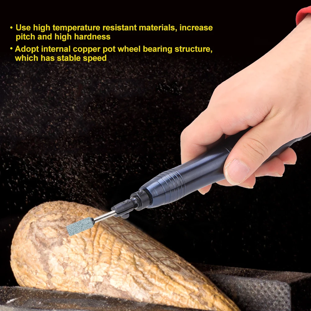 

Air Grinder File Pneumatic File Pneumatic Ultrasonic Grinder Air Grinding File Reciprocating Polishing Tool 0.6mm Stroke
