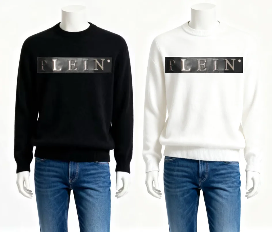 

2025 модный брендовый мужской пуловер, свитер со стразами, новый мужской повседневный мужской пуловер, топы GANG