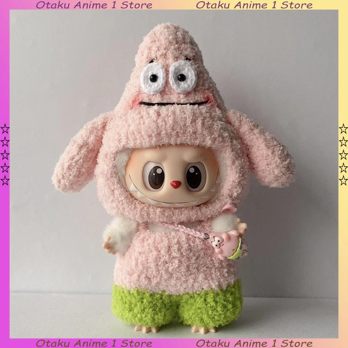 

Doll Clothes Cute Yellow Sponge Pink Starfish Outfits Mini Plush Doll Clothing Fashion Doll Accessories GiftHandmade Labubu