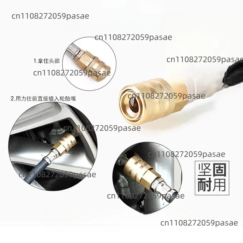 Tire Pressure Gauge, Tire Inflator, Digital Pressure Gauge, Quick-Connect Inflator