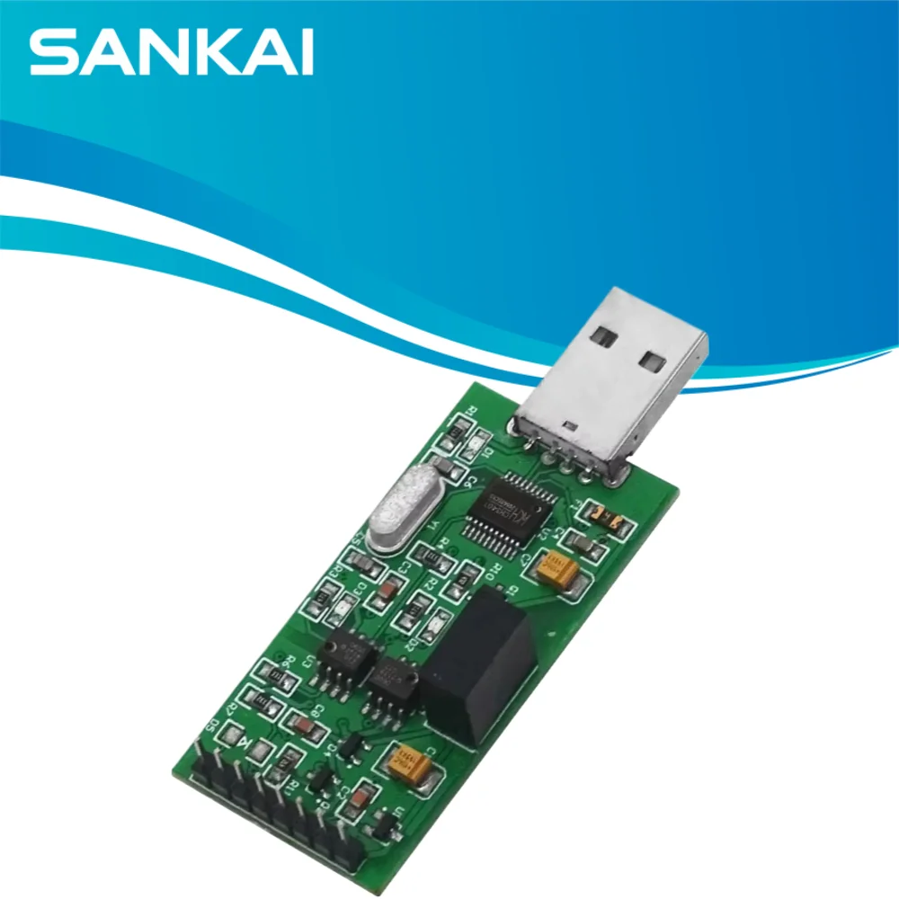 CH340 Isolated USB-TTL Serial Adapter, High Speed Optocoupler, 3.3V & 5V TTL Output