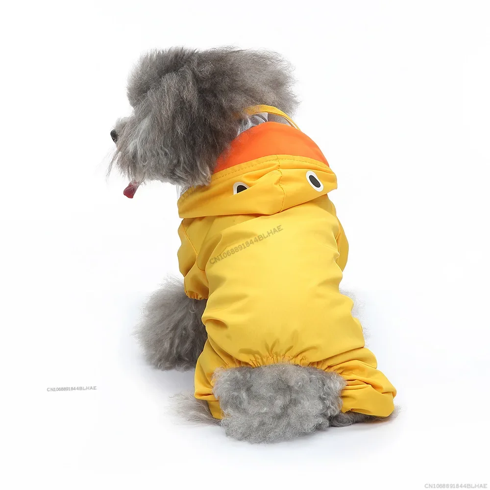 Puppy Raincoat Waterproof Dog Clothes Chihuahua Schnauzer Rain Coat for Small Dogs Jumpsuit Reflective Raincoat Dogs Accessories