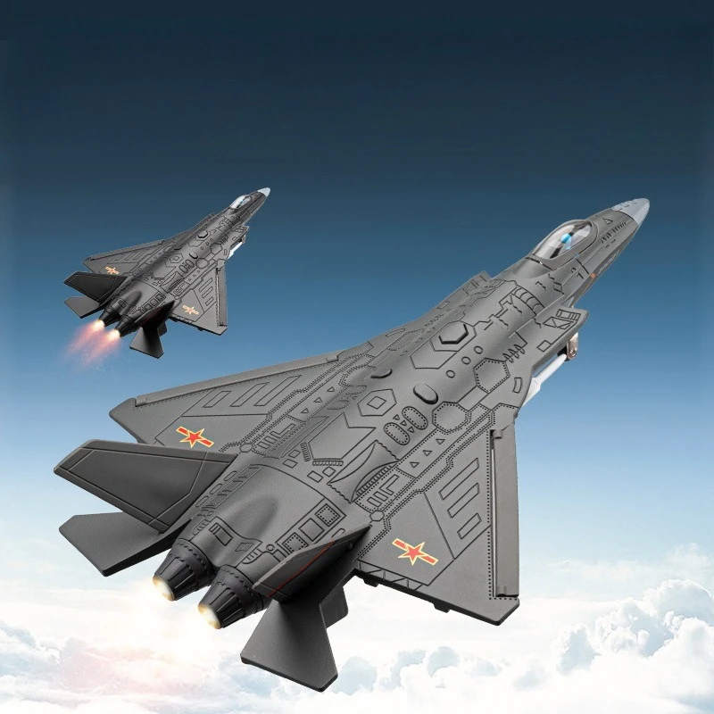 

Модель-имитация истребителя J-31 (1:68) из сплава, военная авиационная модель, оптовая продажа