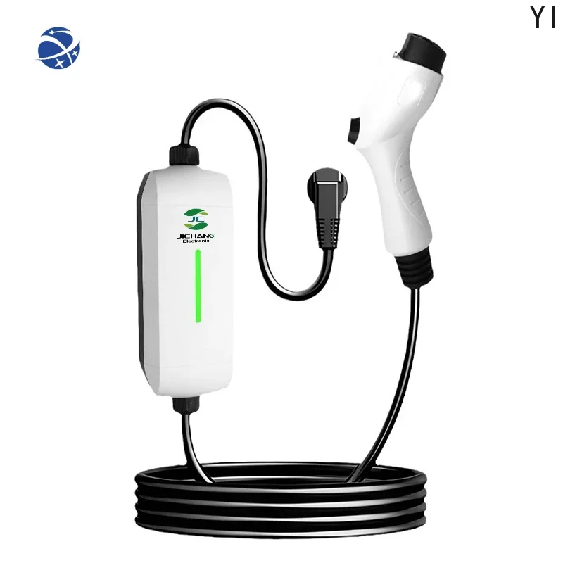 YYHC High Quality OCPP1.6J charger EV Charging IP54 Wholesale Price 2 ev charging station  5-10meters Portable AC Charger