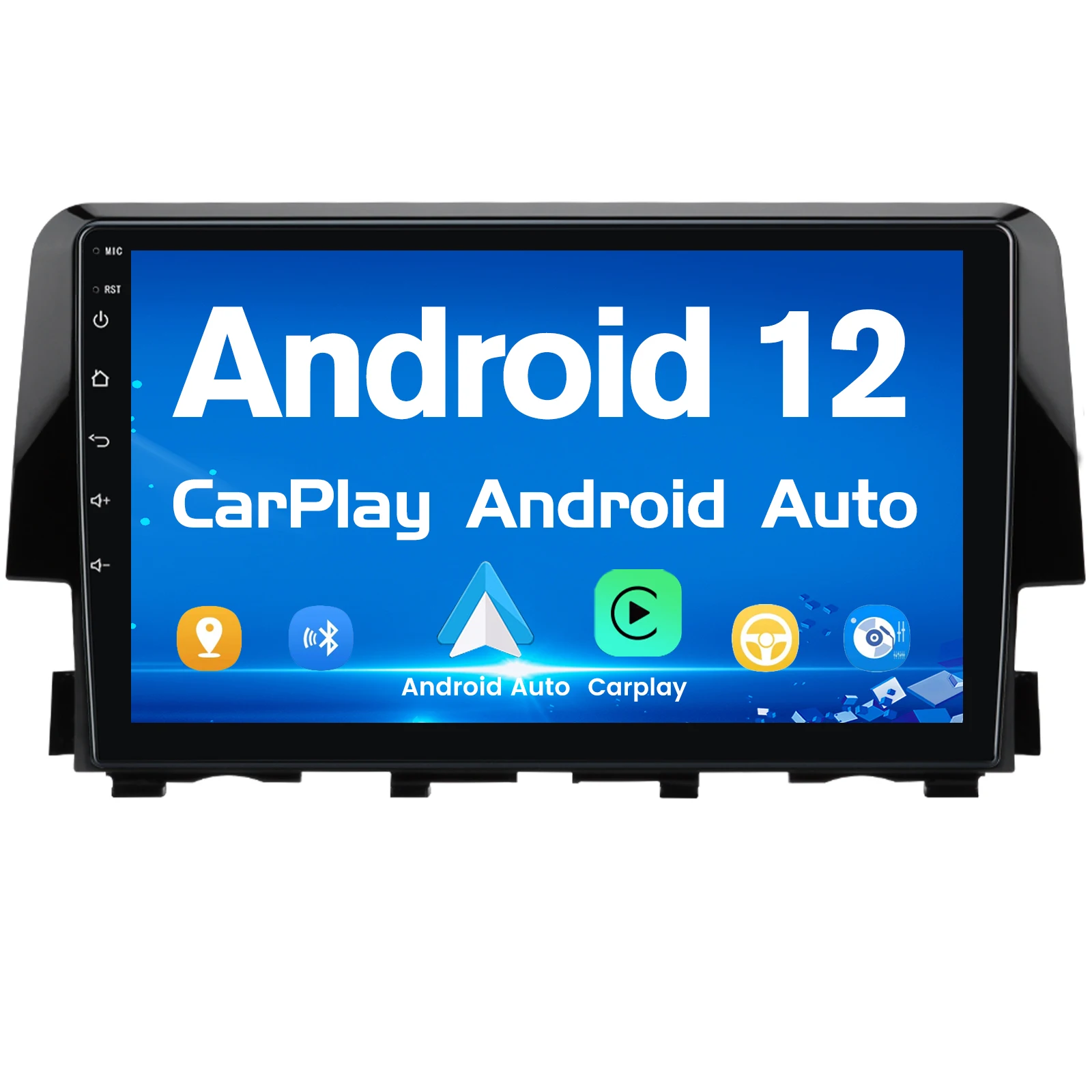 AWESAFE Wireless CarPlay Android 12 Radio For Hond Civic 2016-2020 GPS Navigation Stereo Car Intelligent Systems