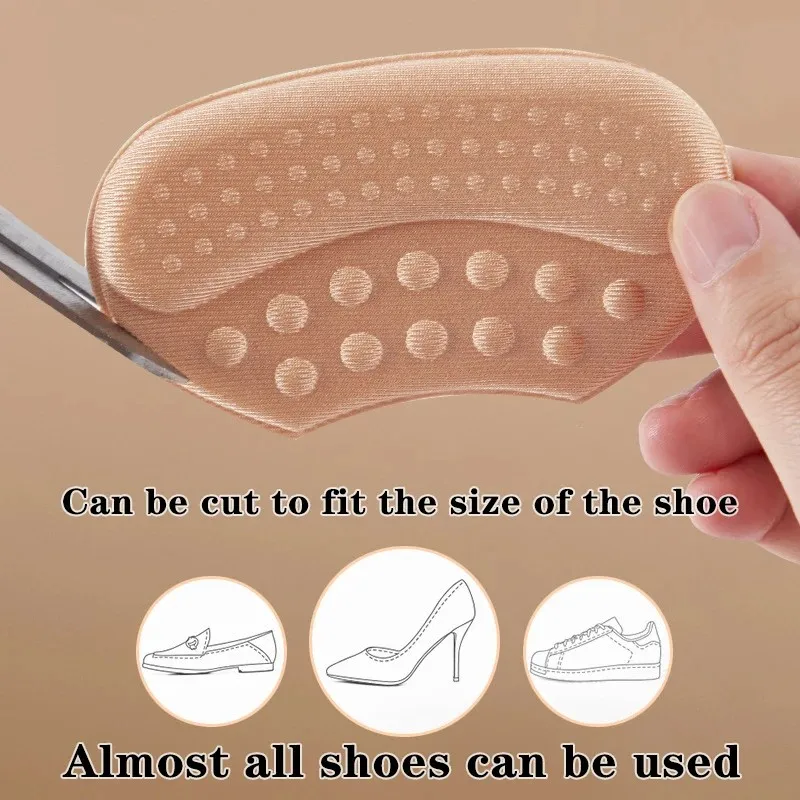 Shoe Pads for High Heels Pain Relief Anti-wear Cushion Heel Protectors Shoes Sticker Foot Care Liner Grip Insole Insert Pad