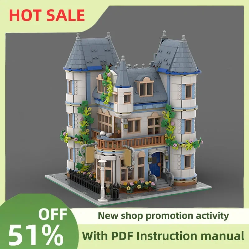 

New City Hot Selling Street View Moc Modular Brick and Breakfast Model Building Blocks Diy Creative Ideas Kid Toys Birthday Gift
