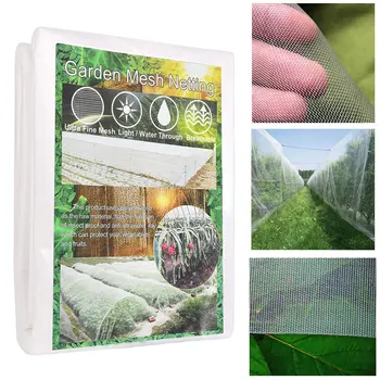 Garden netting 10x50 FT Ultra fine mesh fabric net protection plant cover screen vegetable bush fruit tree flowers bug barrier