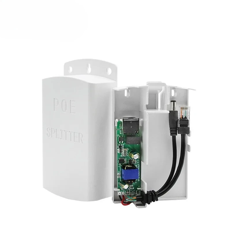 

1PCS POE Splitter 48V to 12V 2A Outdoor IP Camera Wireless AP Power Supply Module with National Standard