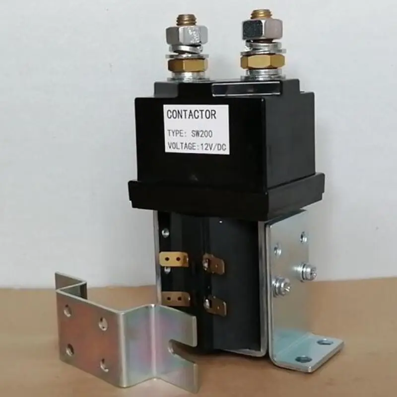 Relé solenoide de contactor Albright SW200 SW200-51 de 12V genuino, accesorio para vehículo carrito de golf, apilador de carretilla elevadora eléctrica