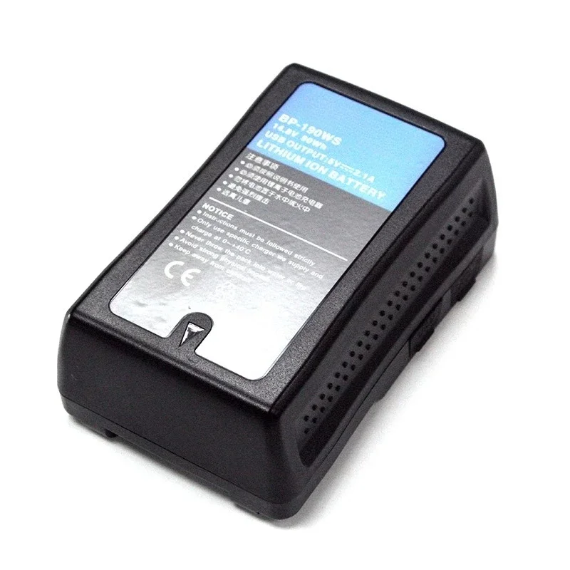 Suitable for broadcast camera v-port battery BP-190WS multi-interface output BMCC/5D3