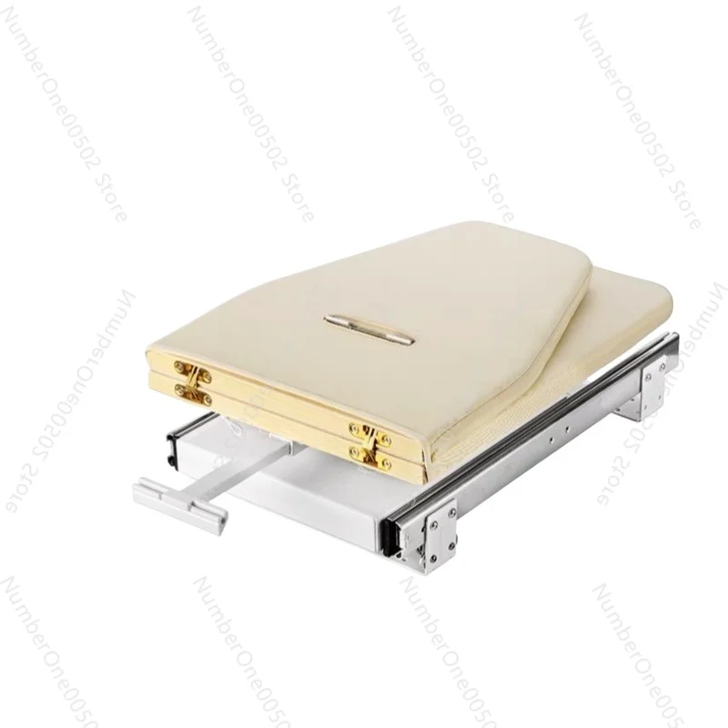 

Скрытая складная гладильная доска для гардероба с системой демпфирования, встроенным железным держателем для домашней гардероба ​