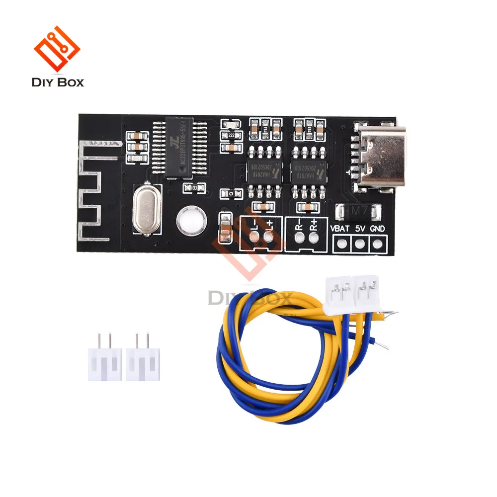 MH-MX38 Wireless Decoder Board Bluetooth 5.1 Audio Module MICRO USB Type-C 5W+5W Amplifier MP3 Verlustfreie Stereo 5V