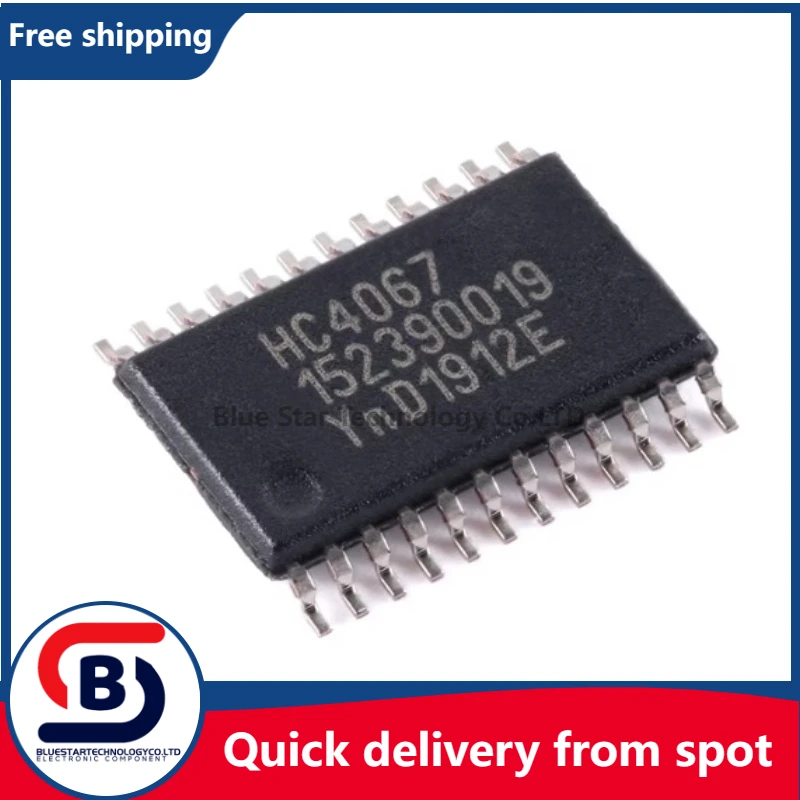 Free Shipping 50pcs/lots 74HC4067PW NEW TSSOP-24 IC In stock!