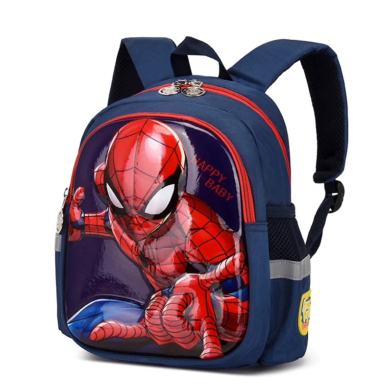 New Disney cartoon Avengers 3D Spider-Man boys School Bag New Kindergarten Baby Children\'s Small Backpack Cute Backpack