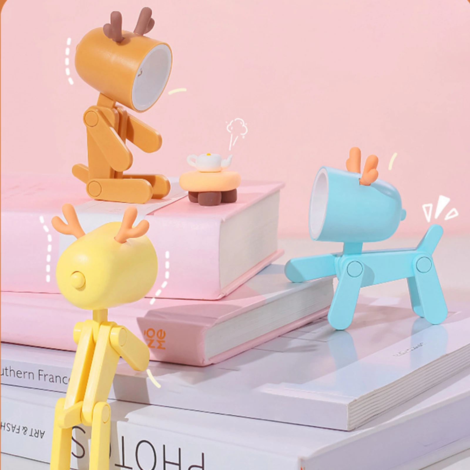 

0.06W new creative gift led cute pet night light decoration ornament ins mini cute small phone holder