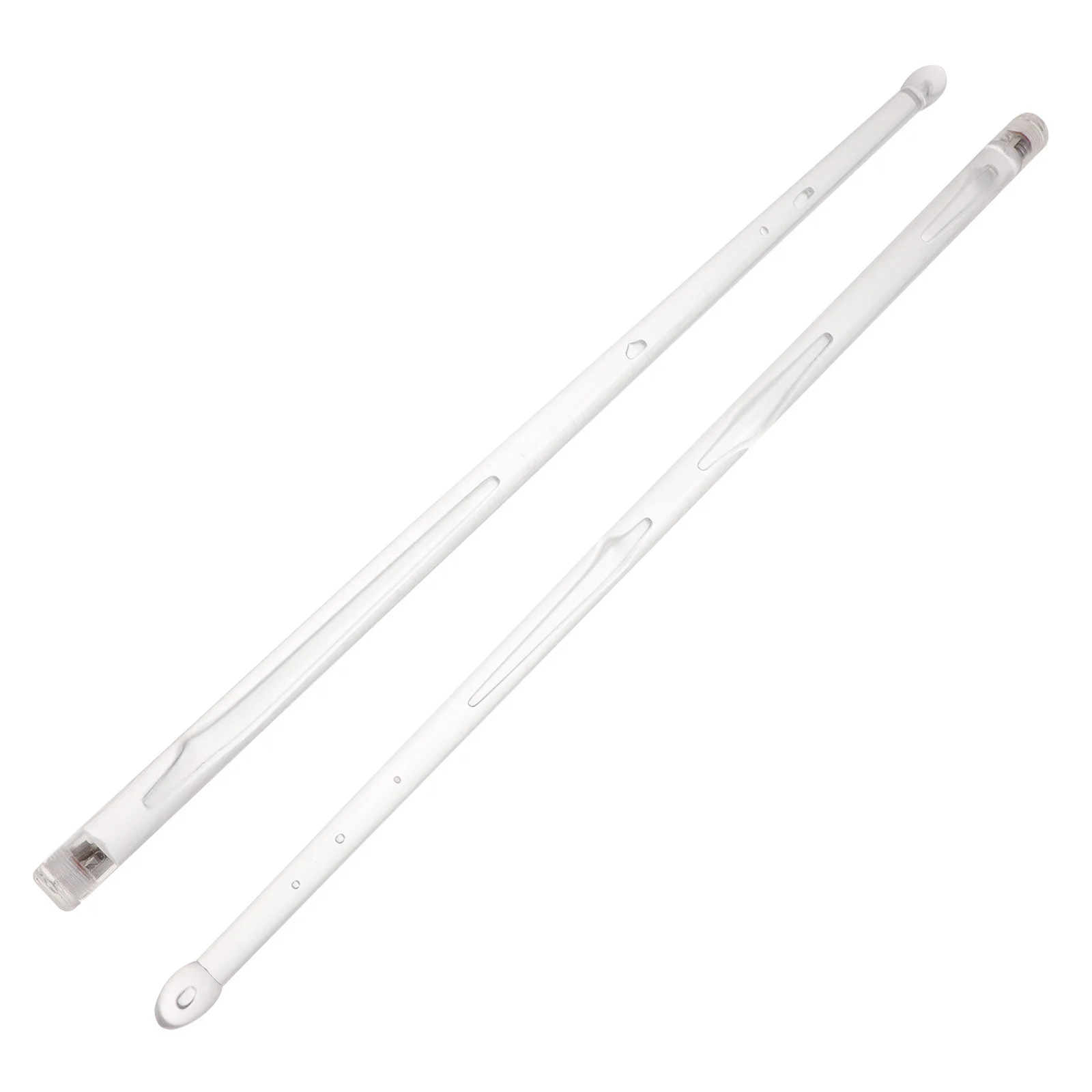 

1Pairs Glow Drumsticks LED Illuminated Dark Upgrade Tail Knob Secure for Stage Performance Fun Drum Accessory