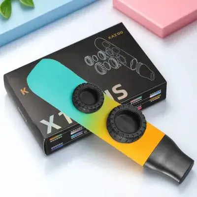 

1 Set Professional Adjustable Tone Portable Mouth Musical Instrument For Kids Adults Small Exquisite Kazoo With Rope Guitar