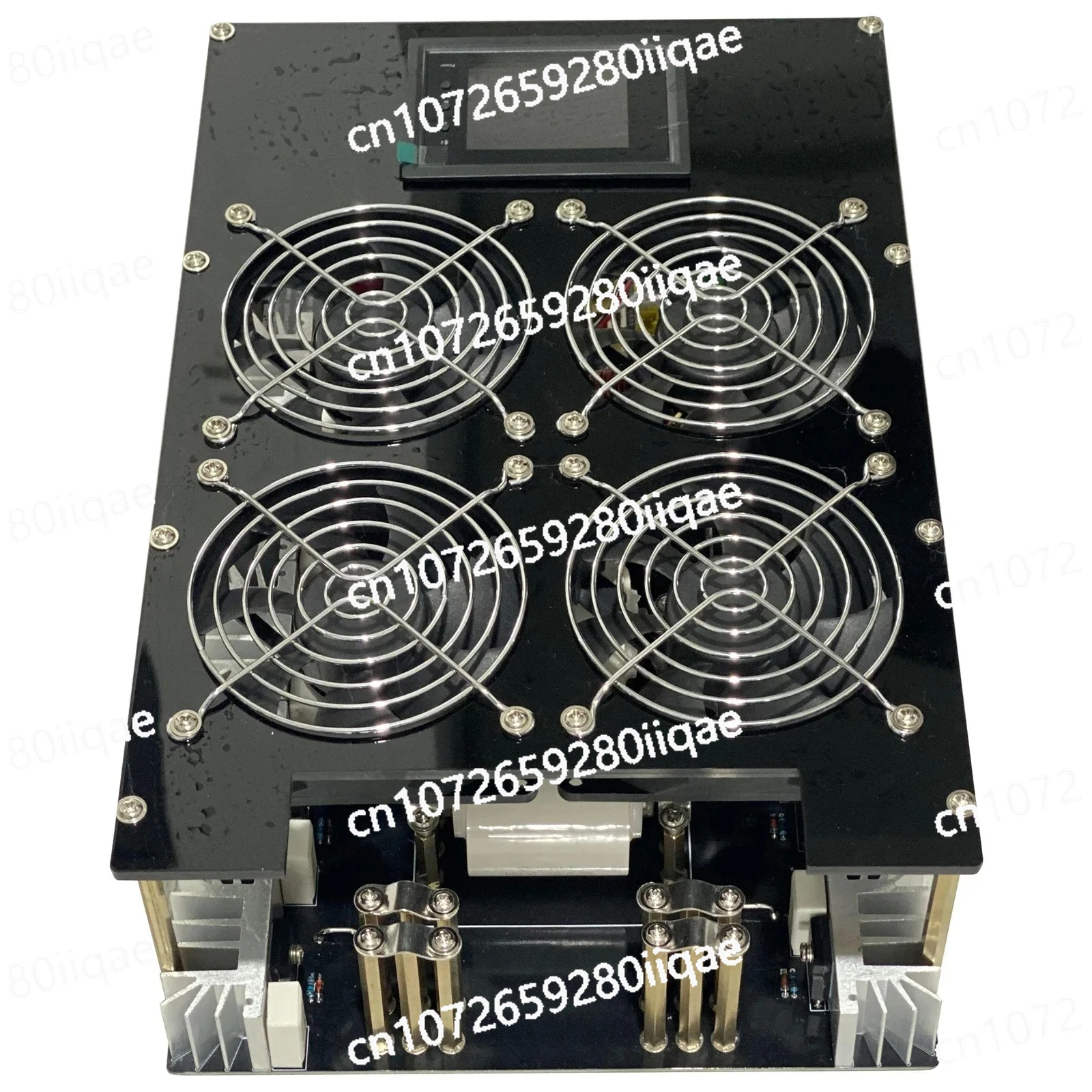 5000 واط جهاز تسخين حثي 5KW آلة التدفئة التعريفي مع مقياس الطاقة الكهربائية 150 مللي بوتقة تيار مستمر 48 فولت 3000 واط امدادات الطاقة