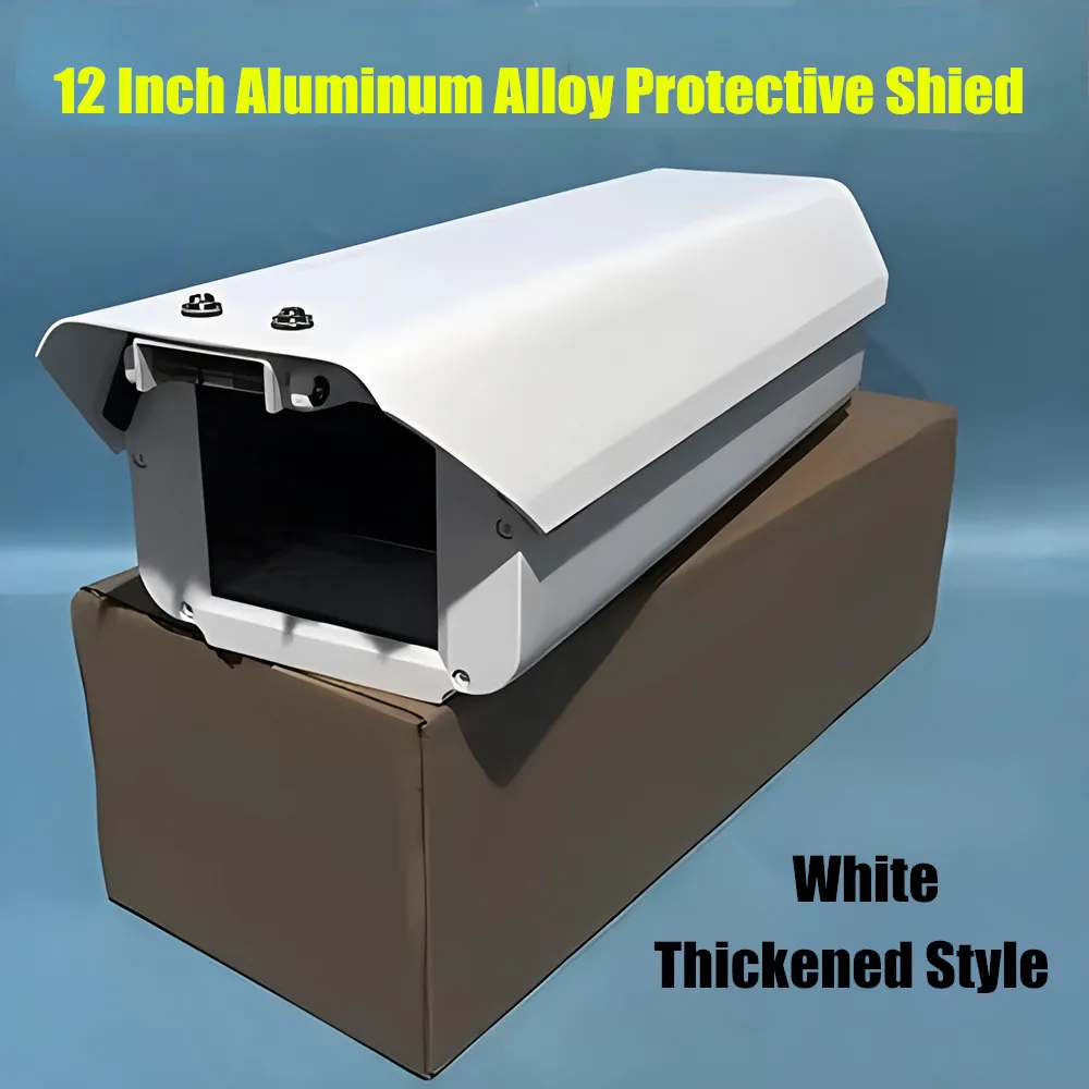 Outdoor Surveillance Camera Protective Cover Rain Dust Proof Aluminum Alloy Shell 12 Inch Security Monitor CCTV Camera Housing