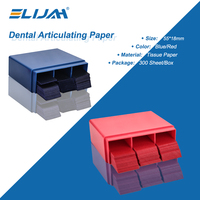 ELIJAH 300 Sheets Dental Articulating Paper Dentista Double-Sided Bite Strips Oral Dentist Teeth Care Whitening Material Tool