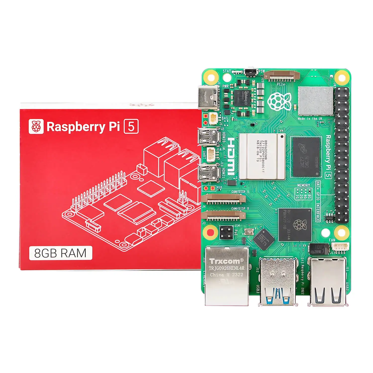 

Raspberry Pi 5 Board and Starter Kit(2G,4G,8G,16G)