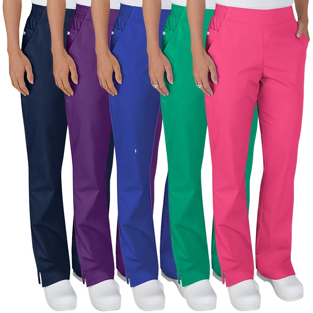 مجموعة فرك بأكمام طويلة مع أزرار - ملابس عمل طبية للأطباء والممرضات وصالونات التجميل، زي المستشفى الاحترافي