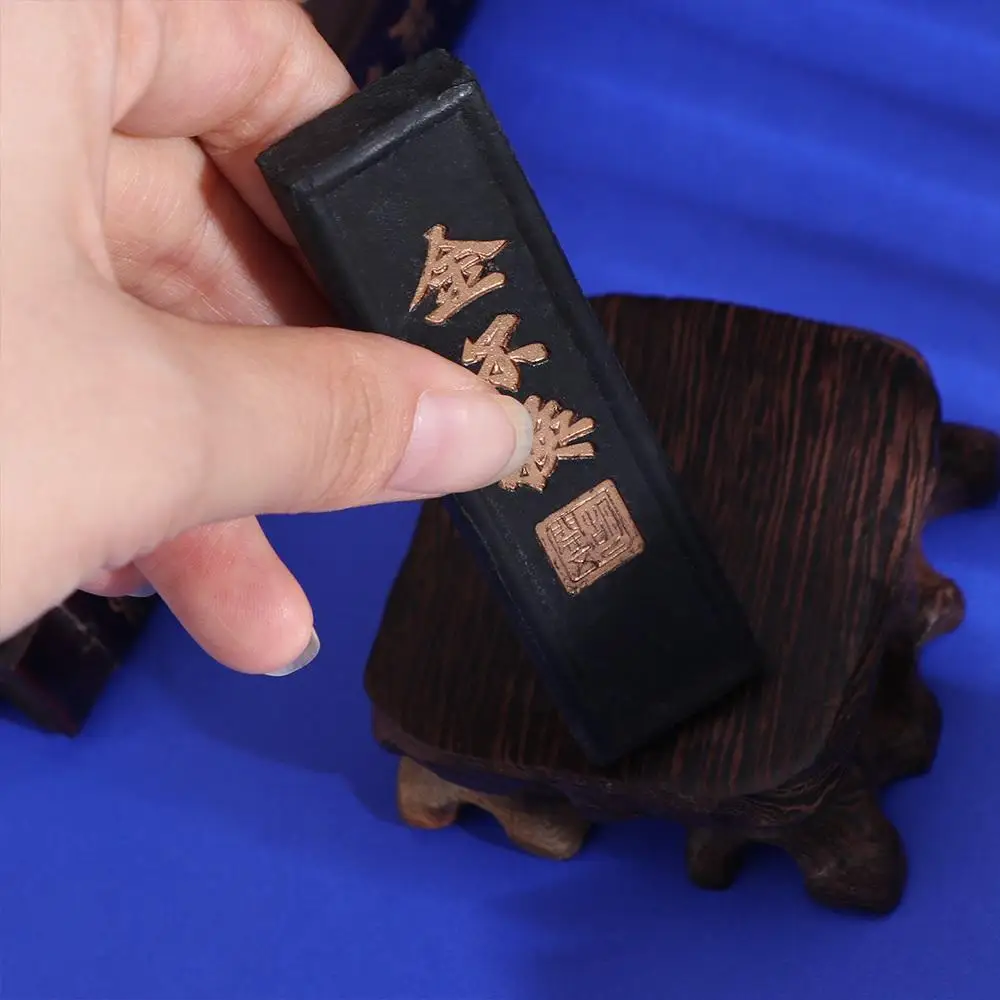 

Chinese Painting Calligraphy Ink Stick Writing Traditional Grinding Ink Block Black Calligraphy Solid Ink Class
