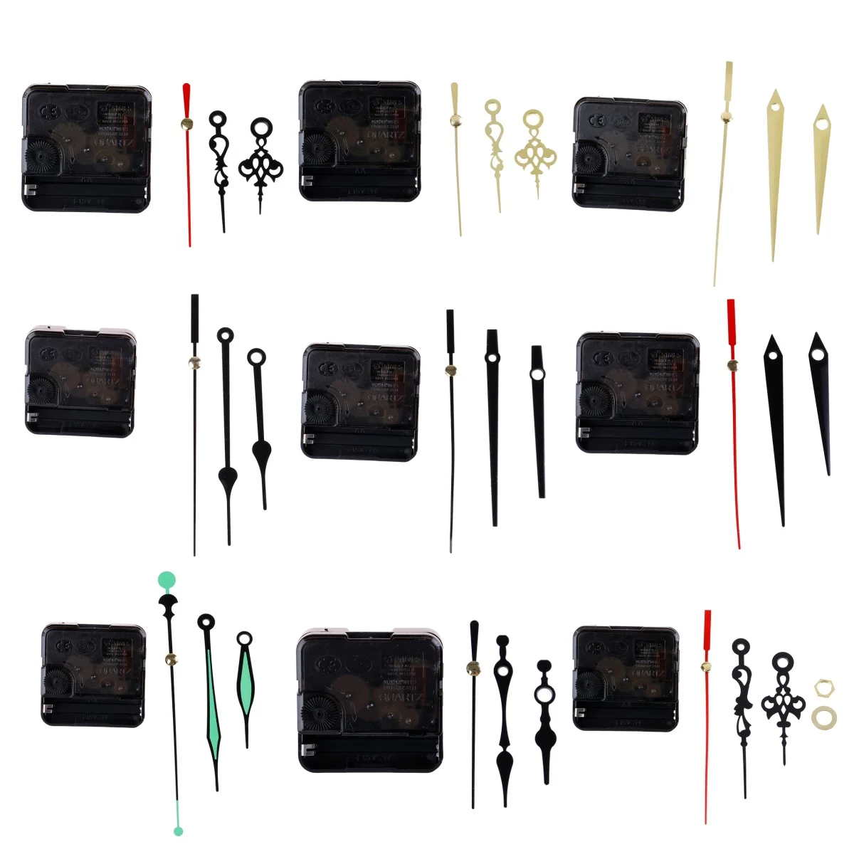 

Комплект для самостоятельной сборки: бесшумный кварцевый механизм для настенных часов с стрелками, запчасти для ремонта часов