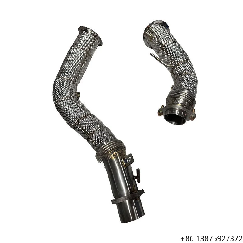 

Выхлопная система YIHONG M3 M4 F87 M2 Competition High Flow Turbo Back с термозащитными нержавеющими даунпайпами, 3.0 л, 1 шт.