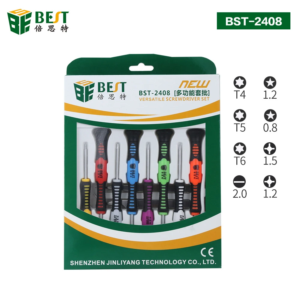 

Набор инструментов многофункциональных отверток из 16 предметов, включая несколько бит для профессионального использования