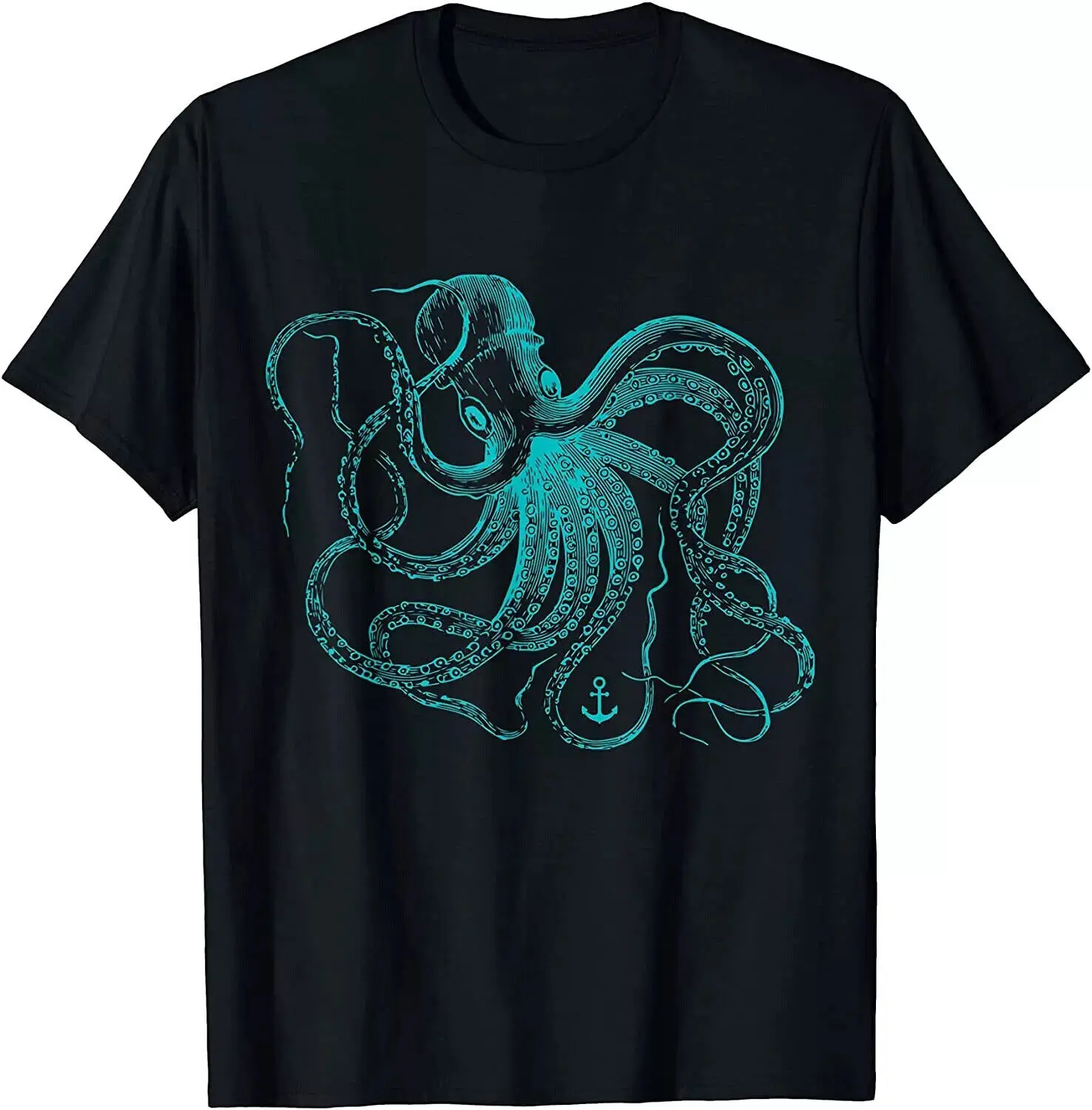 

Octopus Cool Vintage Marine Biologist Ocean Sea Gift Unisex T-Shirt Size S-5XL